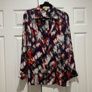 MICHAEL by Michael Kors Collared Blouse